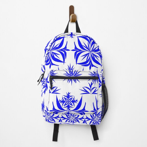 Item preview, Vintage Mediterranean Style Blue and White Floral Tile Seamless Pattern designed and sold by Ei-Ei.