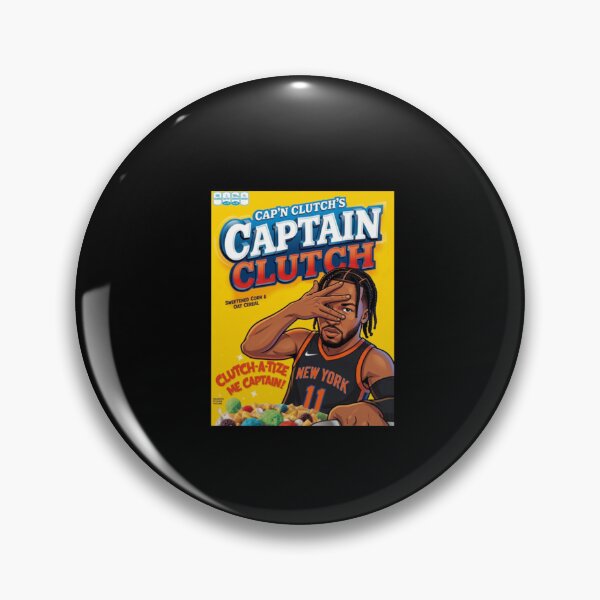 Item preview, Cap'n Clutch Jalen Brunson- NY Knicks Basketball designed and sold by EdgarHauno.