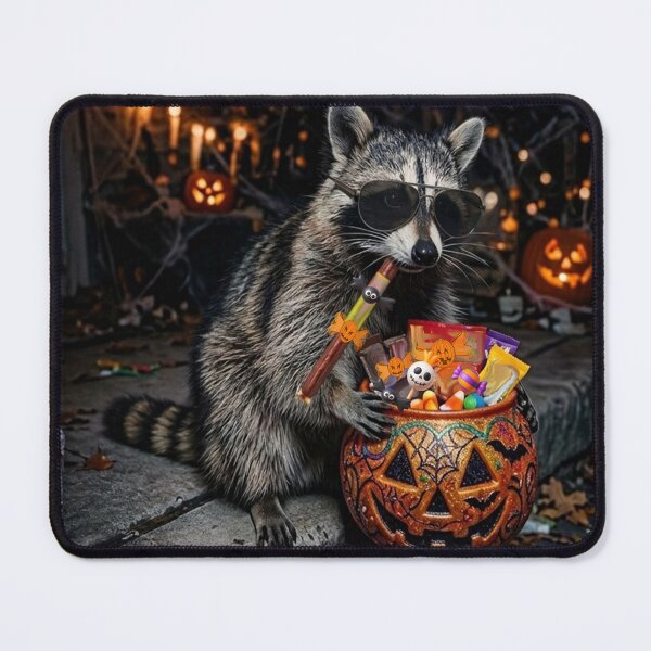 Item preview, Funny Raccoon Meme Trick or Treat Halloween designed and sold by Cute & Sassy Custom Gifting Boutiques.