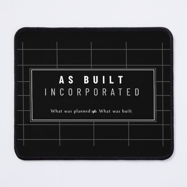 Item preview, As Built Inc. Funny Architect Shirt designed and sold by BlueprintBold.