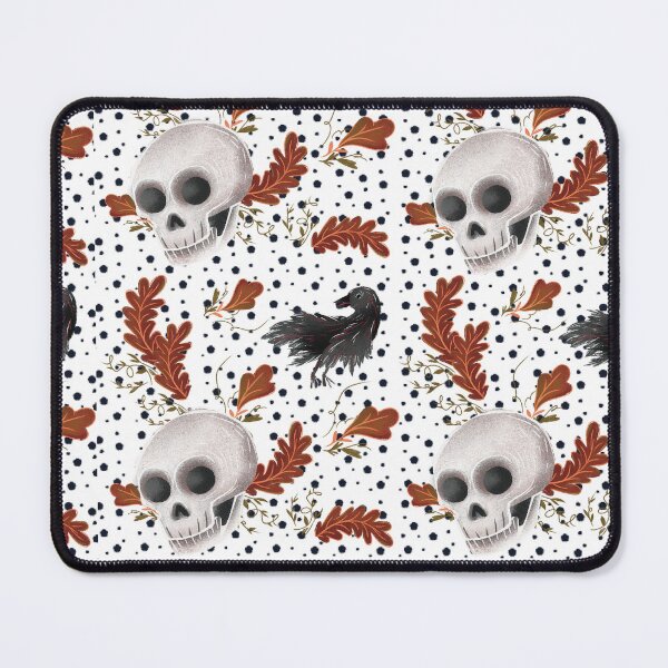 Item preview, Autumn Raven and Skull Pattern designed and sold by Pryhozha.