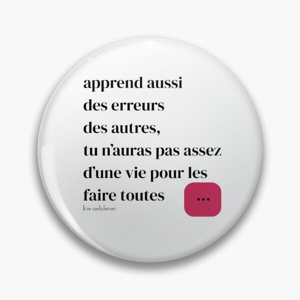 Item preview, los errores de los demás designed and sold by bien cordialement .