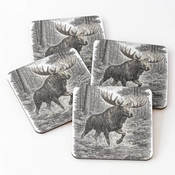 Item preview, Moose Crossing Forest Creek designed and sold by KrungiT Design .