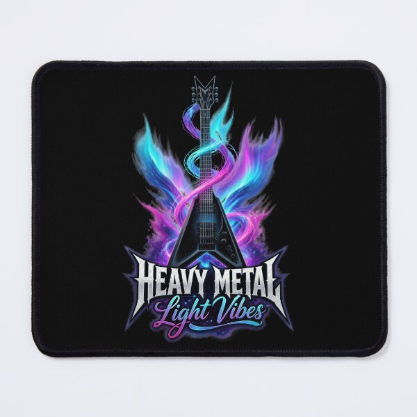 Item preview, Heavy Metal Light Vibes Guitar Music Design designed and sold by Symphatee.