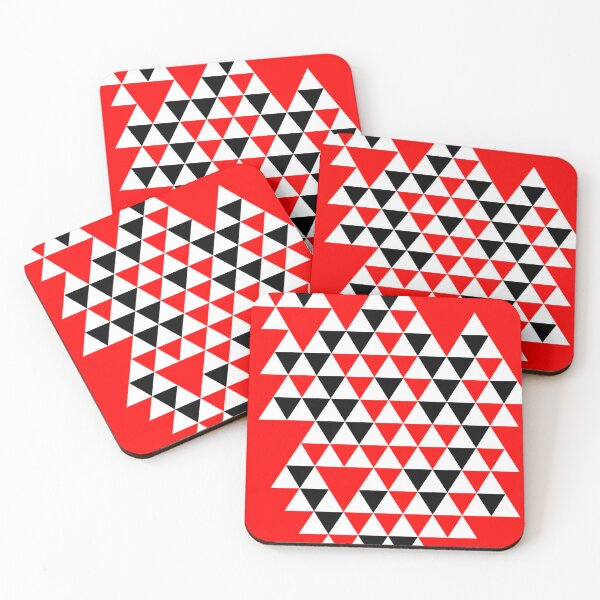 Item preview, Cyberpunk red Geometric Grid Pattern designed and sold by Yenday.