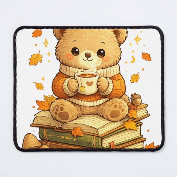 Item preview, Cute Teddy Bear With Books designed and sold by Bloomelle Studio.