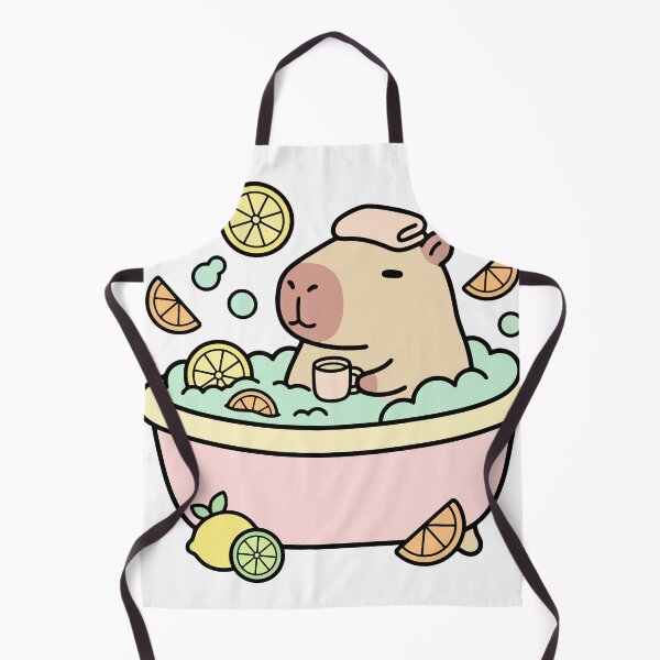 Item preview, Cute Capybara in Bathtub Self Care Chill Vibe designed and sold by Eldaz.