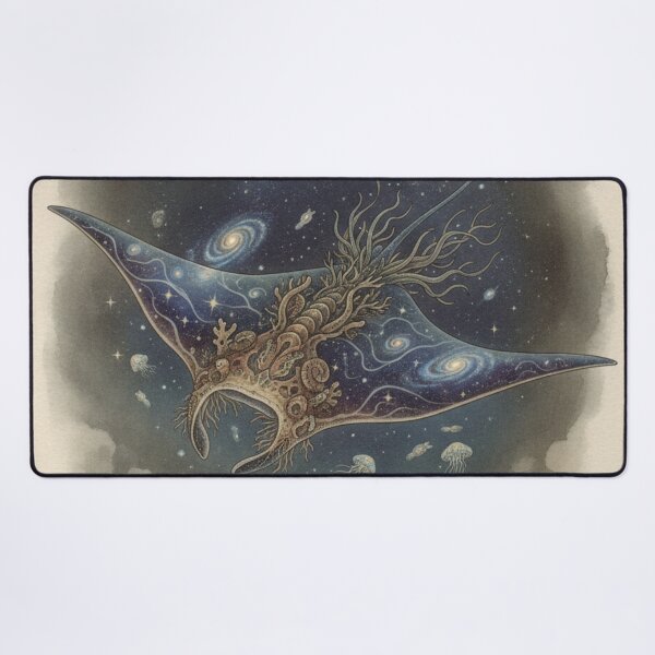 Item preview, Galactic Manta Ray | Deep Ocean Creature designed and sold by HeyHas.