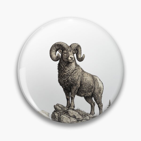 Item preview, Bighorn Sheep Ridge Watch designed and sold by KrungiT Design .