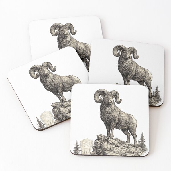 Item preview, Bighorn Sheep Ridge Watch designed and sold by KrungiT Design .