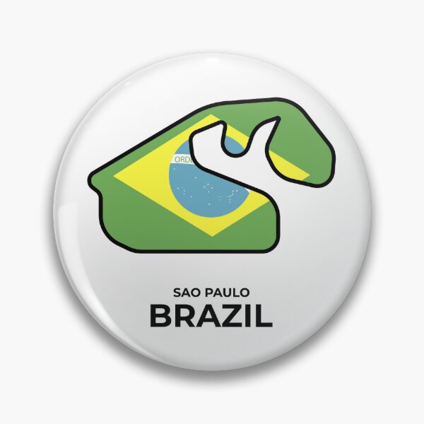 Item preview, Interlagos Sao Paulo Brazil F1 Circuit Track designed and sold by 2SvArtDesign.