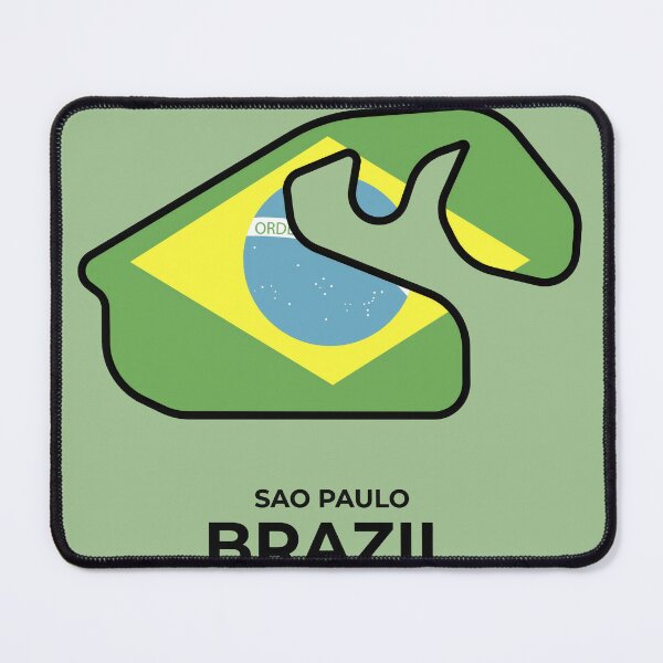 Item preview, Interlagos Sao Paulo Brazil F1 Circuit Track designed and sold by 2SvArtDesign.