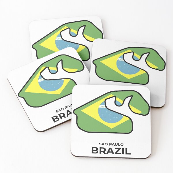 Item preview, Interlagos Sao Paulo Brazil F1 Circuit Track designed and sold by 2SvArtDesign.
