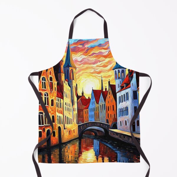 Item preview, Bruges at sunset designed and sold by George Hutton Hunter.