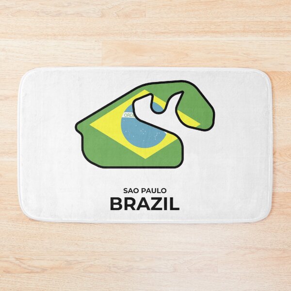 Item preview, Interlagos Sao Paulo Brazil F1 Circuit Track designed and sold by 2SvArtDesign.