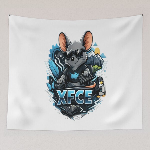 Item preview, XFCE Linux Power Mouse Developer designed and sold by CatLovers Studio.