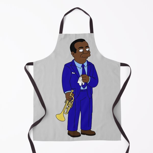 Item preview, Louis Armstrong as a Simpsons Character - What a Wonderful World designed and sold by ZERO-MIND.