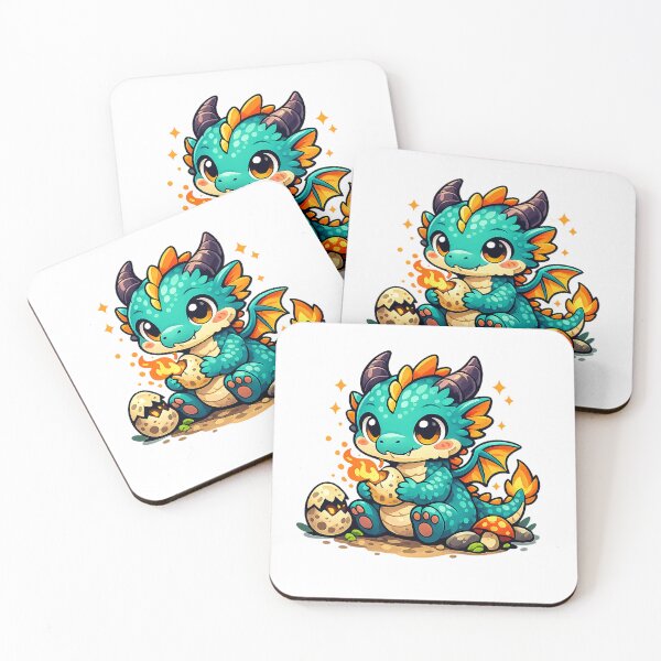 Item preview, Cute Baby Dragon with Glowing Egg designed and sold by Aisof.