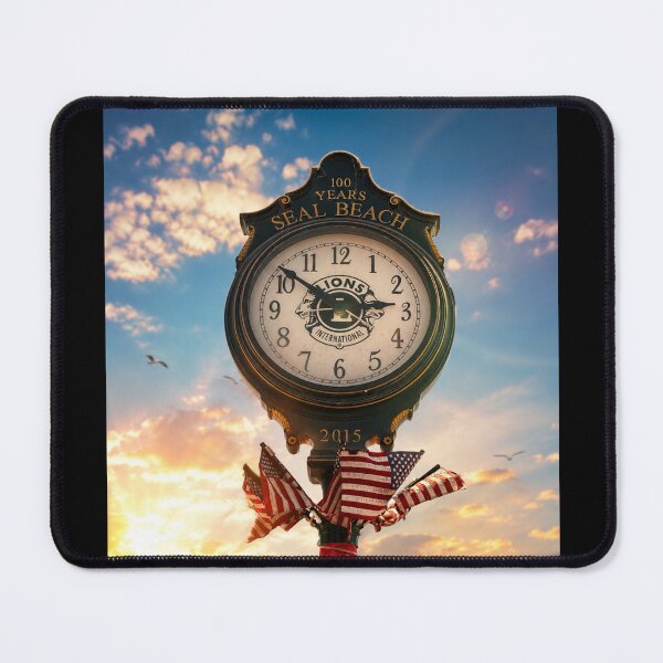 Item preview, Time Stands Proud – Seal Beach Centennial Clock designed and sold by Kimberly Palmer.