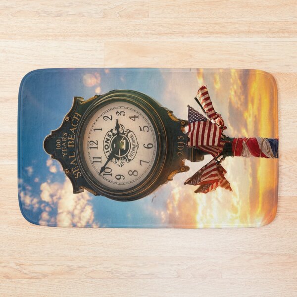 Item preview, Time Stands Proud – Seal Beach Centennial Clock designed and sold by Kimberly Palmer.