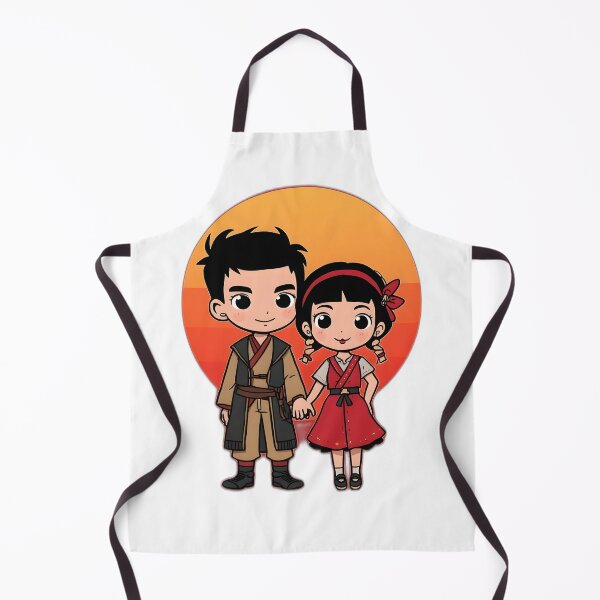 Item preview, Cute Chibi Couple Holding Hands Sticker | Kawaii Romantic Cartoon Love Design designed and sold by dreamz-world.