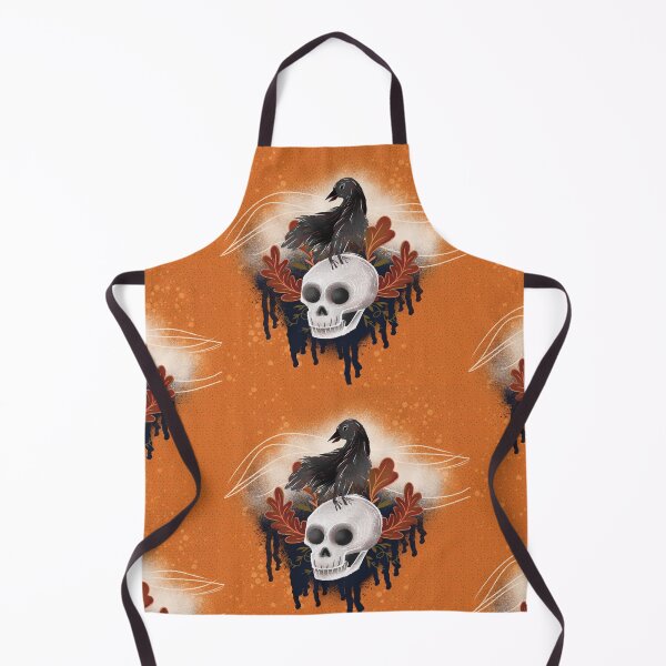 Item preview, Halloween Raven and Skull Art designed and sold by Pryhozha.