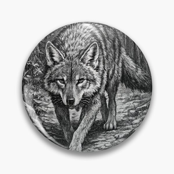 Item preview, Coyote Moonlit Trail designed and sold by KrungiT Design .