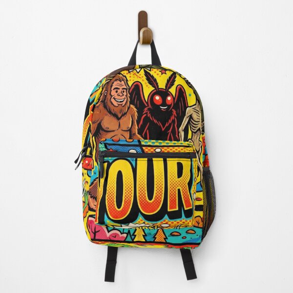 Item preview, Your Squad Cryptid Friends Funny Pop Art designed and sold by redsharkuk.