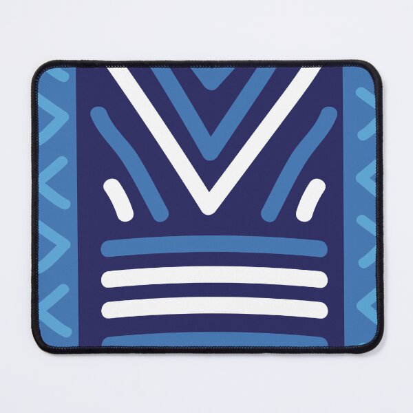Item preview, Elegant blue African Bogolan - Bogolanfini designed and sold by Wolagno.