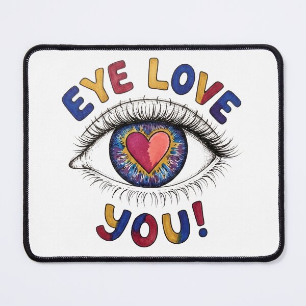 Item preview, Eye Love You Colorful Pop Art Eye Illustration designed and sold by MiowandMolly.