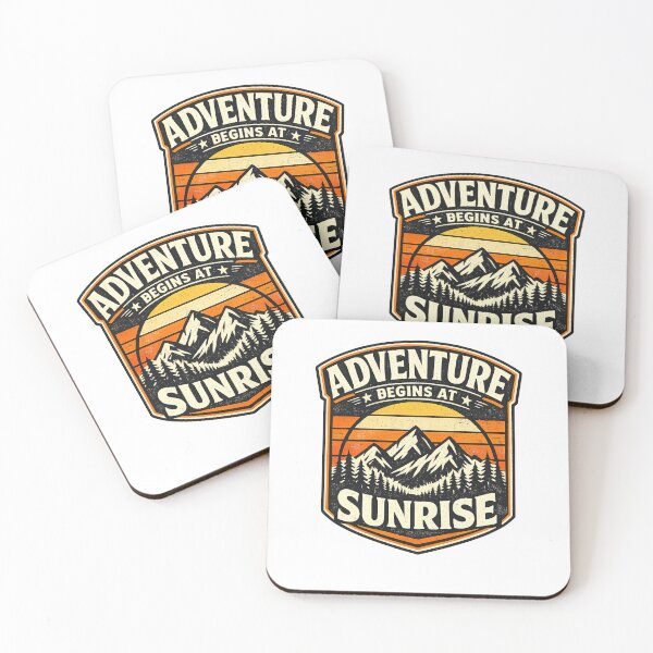Item preview, Adventure Begins At Sunrise  designed and sold by DPBTees70.