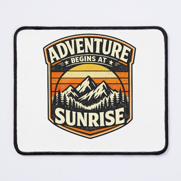 Item preview, Adventure Begins At Sunrise  designed and sold by DPBTees70.