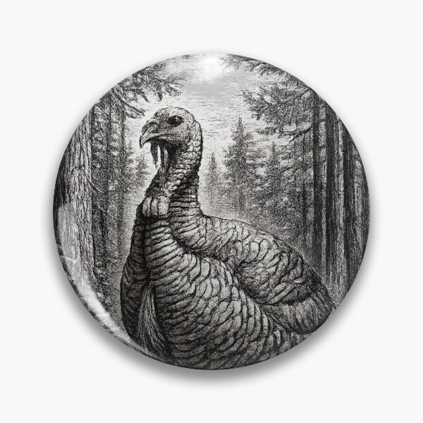 Item preview, Wild Turkey Woodland designed and sold by KrungiT Design .