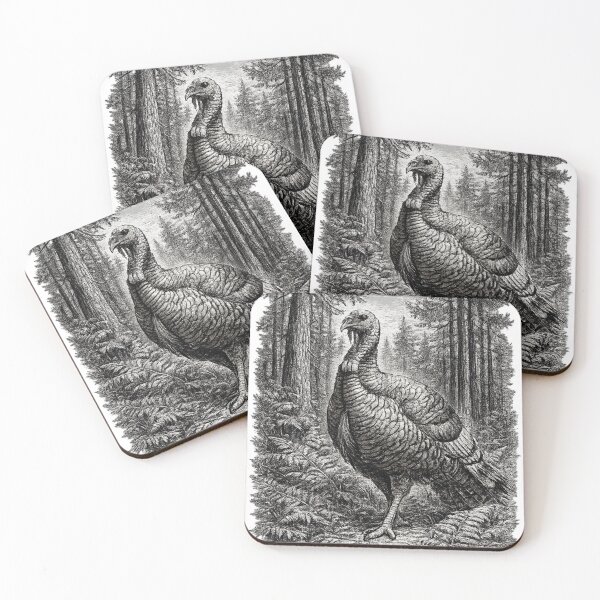 Item preview, Wild Turkey Woodland designed and sold by KrungiT Design .