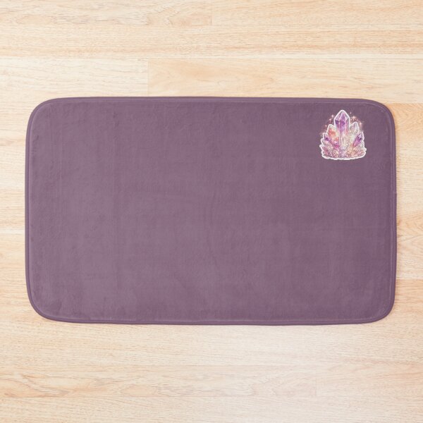 Item preview, Mystical Crystal Cluster Sticker – Rose Quartz & Amethyst Celestial Art designed and sold by PawsAndpetalstudio.