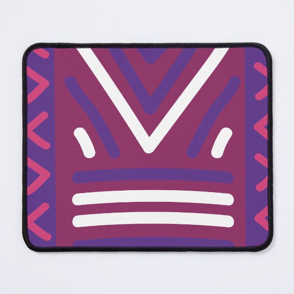 Item preview, elegant purple African Bogolan designed and sold by Wolagno.