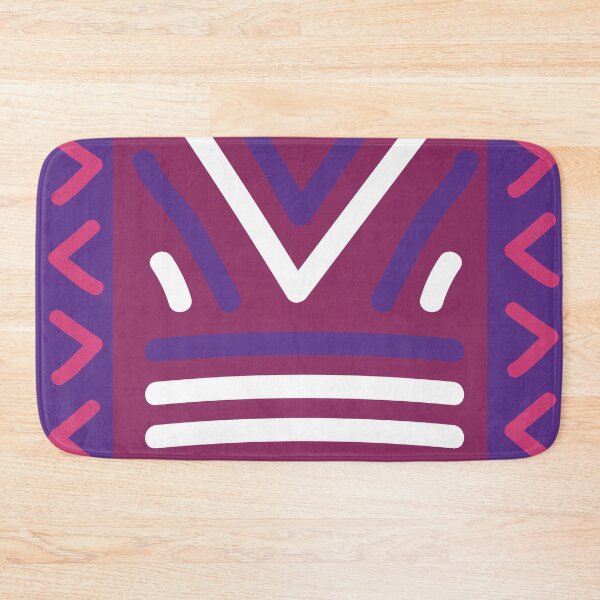 Item preview, elegant purple African Bogolan designed and sold by Wolagno.