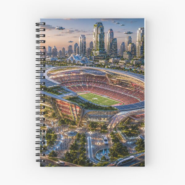 Item preview, Kansas City 2050 – The futuristic Arrowhead Stadium designed and sold by Eric Nagel.