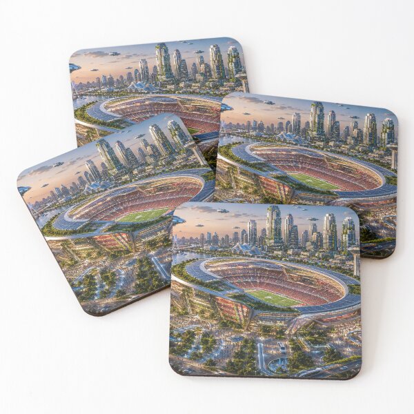 Item preview, Kansas City 2050 – The futuristic Arrowhead Stadium designed and sold by Eric Nagel.