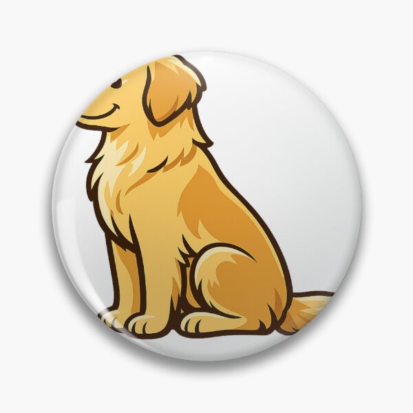 Item preview, Minimal Golden Retriever Cute Dog Illustration | Aesthetic Dog Lover Design designed and sold by Skedart.