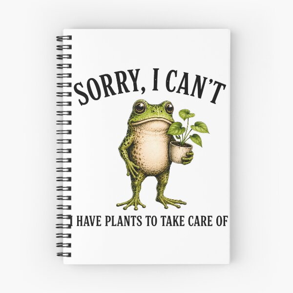 Item preview, Sorry I Can't I Have Plants To Take Care Of Frog Art designed and sold by VGAfanatic.