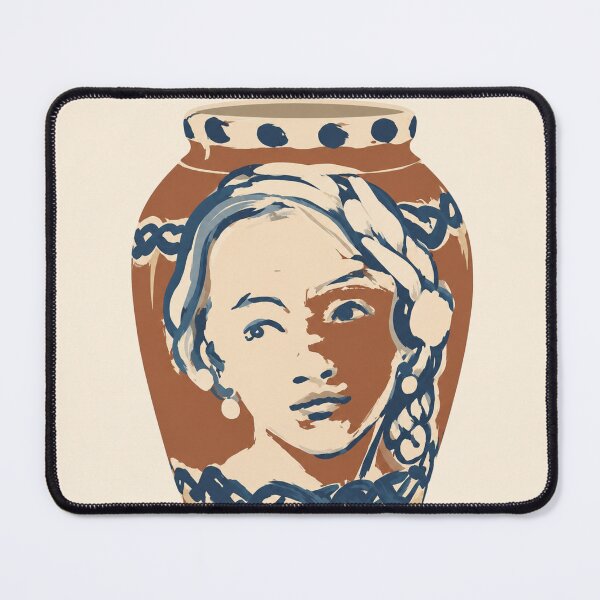 Item preview, Classical Portrait on Ceramic Vase designed and sold by minbadesign.