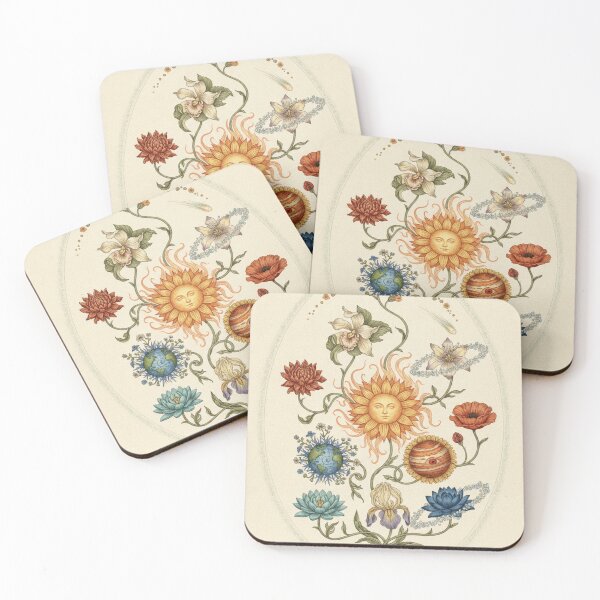 Item preview, Vintage Botanical Garden | Wildflowers and Natural Geometry designed and sold by HeyHas.