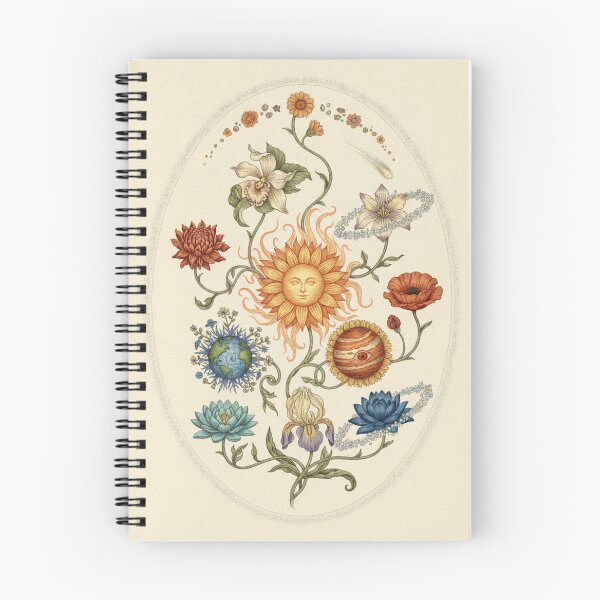 Item preview, Vintage Botanical Garden | Wildflowers and Natural Geometry designed and sold by HeyHas.
