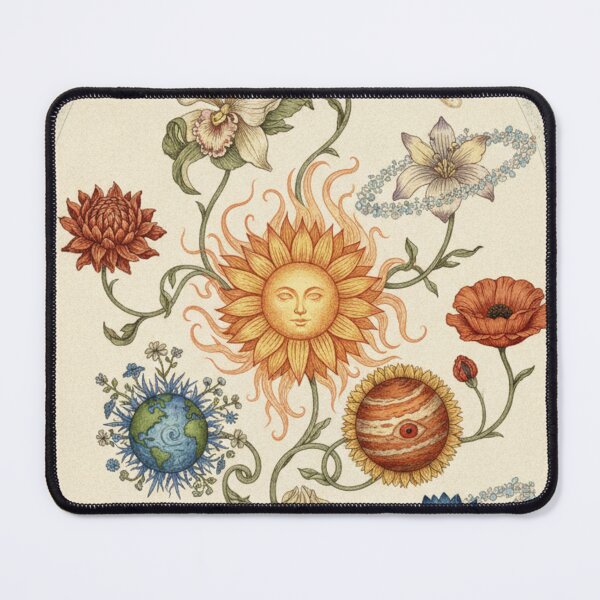Item preview, Vintage Botanical Garden | Wildflowers and Natural Geometry designed and sold by HeyHas.