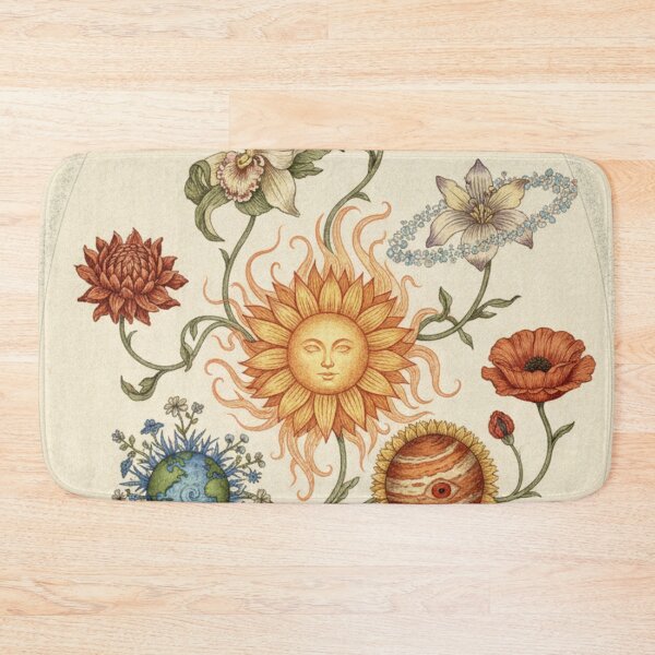 Item preview, Vintage Botanical Garden | Wildflowers and Natural Geometry designed and sold by HeyHas.