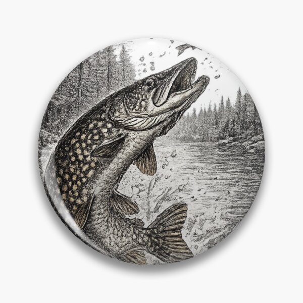 Item preview, Northern Pike Jump designed and sold by KrungiT Design .