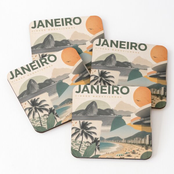 Item preview, Wall Art - Postcard - Rio de Janeiro – Cidade Maravilhosa Poster designed and sold by ForeverPrintsOK.