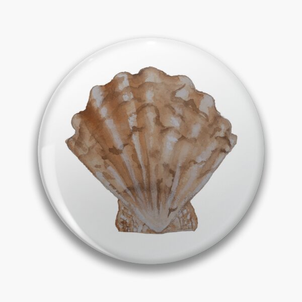 Item preview, Watercolor Scallop Shell designed and sold by ARTIFIED.BY.FRIENDSHIP.