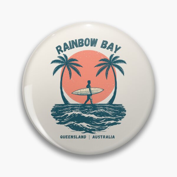 Item preview, Rainbow Bay Queensland Australia Vintage Surfer designed and sold by TamGustam.